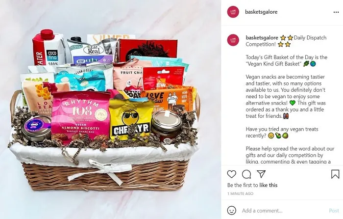 Baskets Galore Instagram giveaway