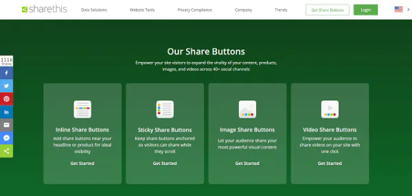 Teilen Buttons