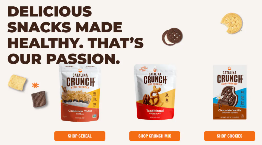 Catalina Crunch - Snack deliziosi e salutari
