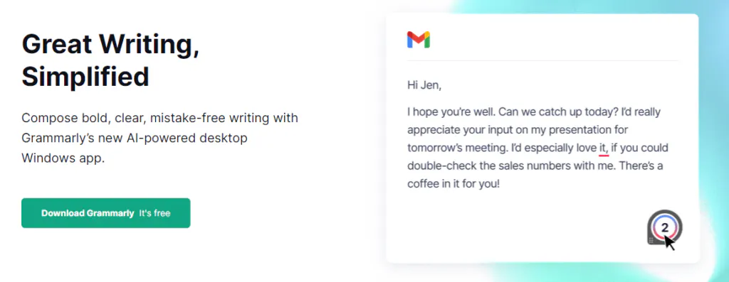 Grammarly - Grande scrittura, semplificata