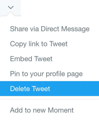 Twitter cancella un singolo tweet