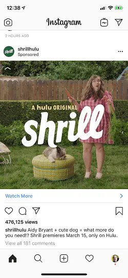 El vídeo in-feed
