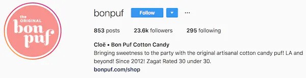 Instagram bio examples bonpuf