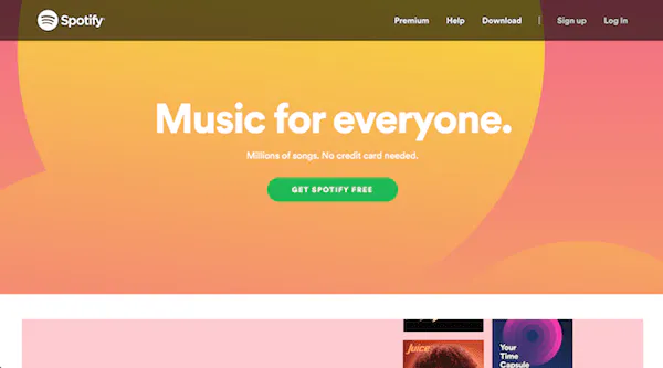 Proposition de valeur unique Spotify UVP