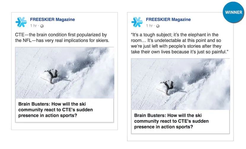 vainqueur du Freeskier