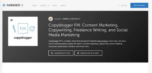 Melhores Podcasts de Mídias Sociais: Copyblogger FM