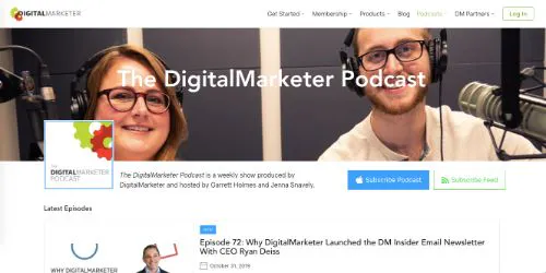 Melhores Podcasts de Mídias Sociais: DigitalMarketer