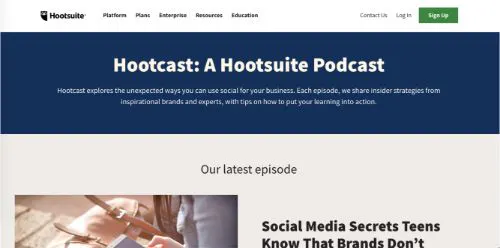 Melhores Podcasts de Mídias Sociais: Hootcast