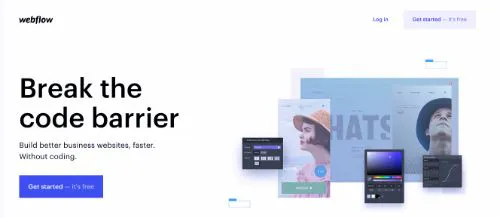 Las mejores plataformas de blogs: Webflow