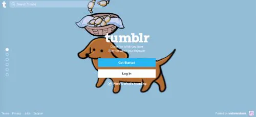 Las mejores plataformas de blogs: Tumblr