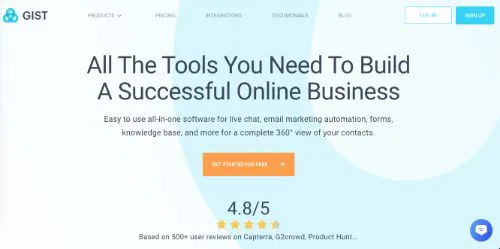 I migliori servizi e software di email marketing: Gist
