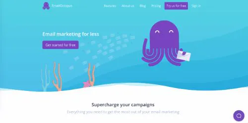 I migliori servizi e software di email marketing: EmailOctopus