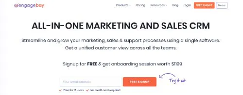 I migliori servizi e software di email marketing: EngageBay