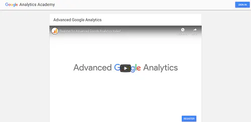 Google Analytics Certification: Advanced Google Analytics