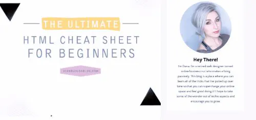 我可以建立一個 部落格 - 終極 HTML 備忘單