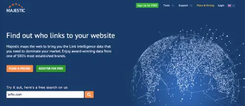 Beste Backlink-Tracker: Majestätisch