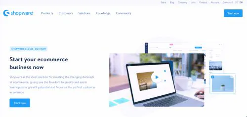 Las mejores plataformas de comercio electrónico: Shopware