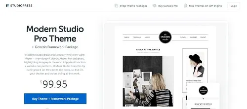 El mejor tema de WordPress para los blogs: Modern Studio Pro