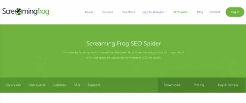 Las mejores herramientas gratuitas de SEO: Rana Gritona