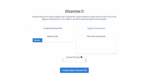 Las mejores herramientas gratuitas de SEO: Disavow.it