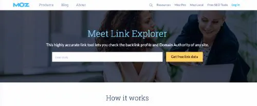 Las mejores herramientas gratuitas de SEO: Explorador de Moz Link
