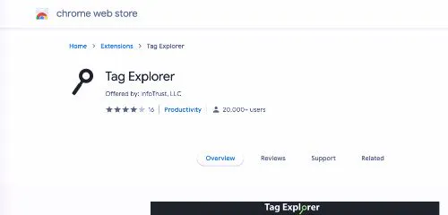 Las mejores herramientas gratuitas de SEO: TagExplorer