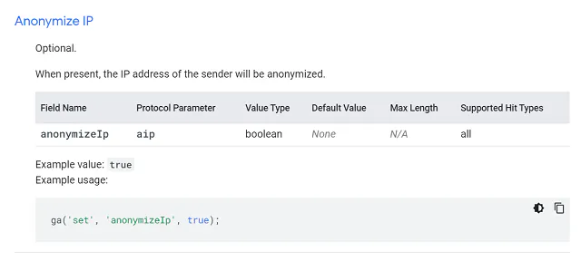 Como tornar o endereço IP anônimo no Google Analtyics