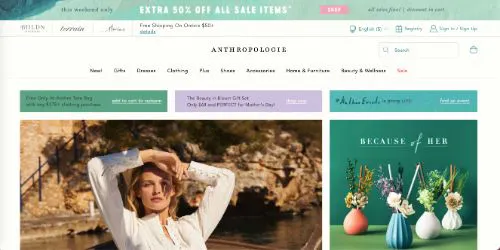 Presenta un'offerta a tempo limitato (Antropologie)
