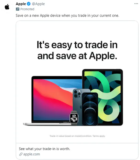 Appleの広告コピー例