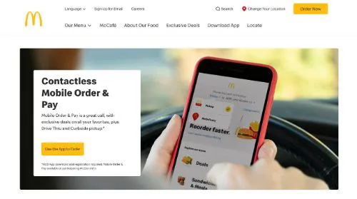 O apelo do McDonald's à acção exemplo