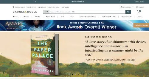 A Barnes & Noble chama à acção exemplo
