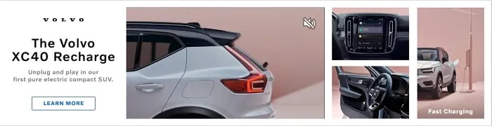 Exemple d'affichage publicitaire Volvo