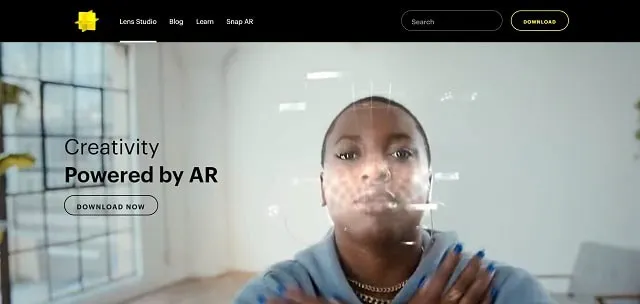 Snapchat Lens Studio screenshot