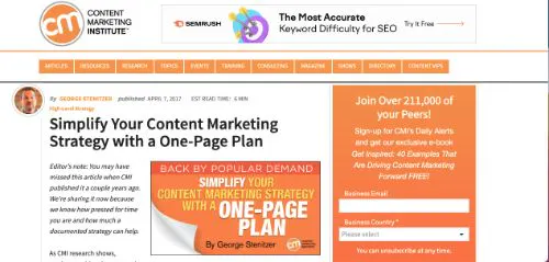 Content Marketing Institute