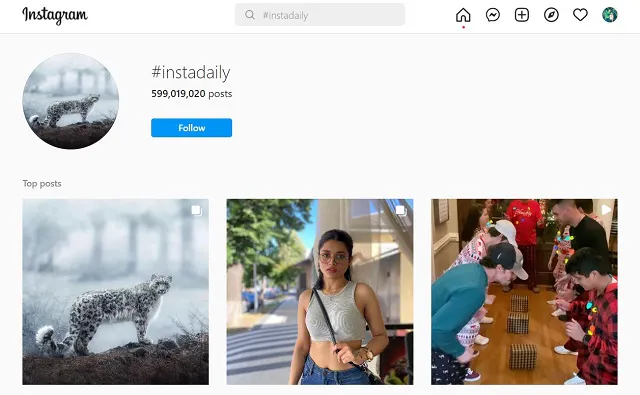 #instadaily screenshot da Instagram