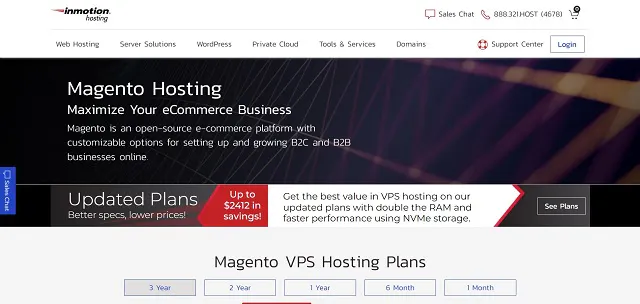InMotion Hosting screenshot